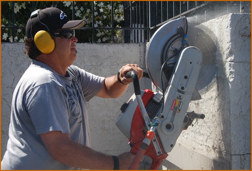 MK-414PBSL Diamond Blade in action