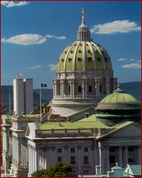 MPS set the quality standard for the peristyle deck preservation at the Pennsylvania State Capitol.