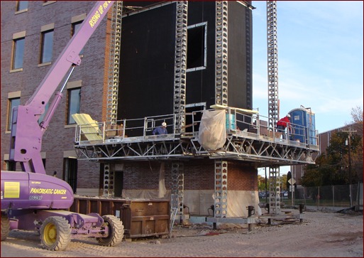 Shown is the JP Cullen & Sons jobsite at Oshkosh University in Oshkosh, Wis.