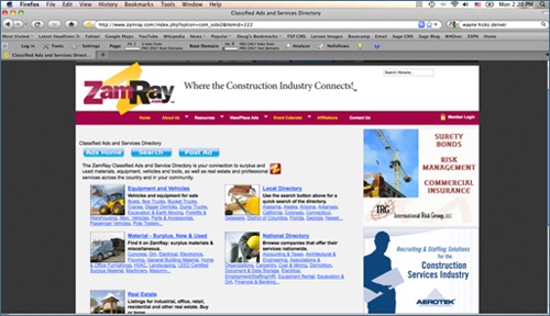 ZamRay connects the construction industry.
