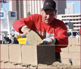 2012 Fastest Trowel on the Block, Second Place - Bob Christensen