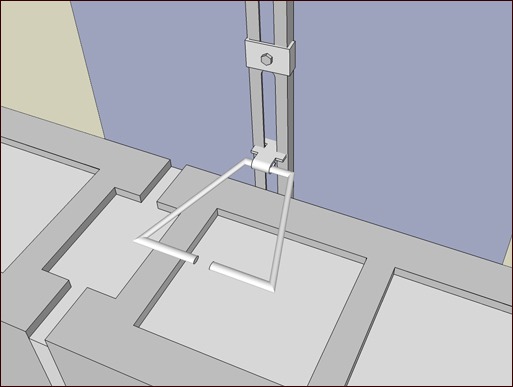Channel Slot System Failure loads: 520 lbs pullout from mortar bed 832 lbs tension 271 lbs compression 2” cavity 309 lbs compression 4” cavity