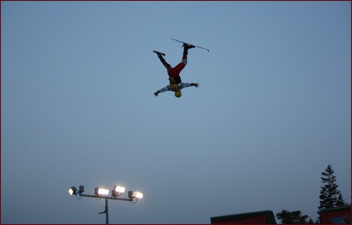 MCAA Chairman John Smith Jr. performs his jump.