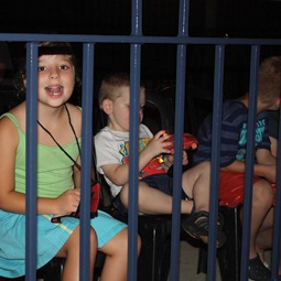 Attendees get ready to watch “Fantasmic!” Show at Disney Hollywood Studios, a breathtaking fireworks and water extravaganza.