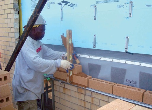 Shown is an installation at Asbury Towers.