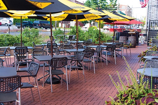 StormPave pavers at the Lancaster Brewing Co. StormPave pavers at the Lancaster Brewing Co.