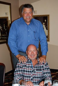 Mackie Bounds, MCAA President and Brazos Masonry, and Brian Carney, SPEC MIX