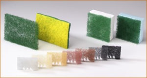 CavClear is made with a non-woven plastic mesh 