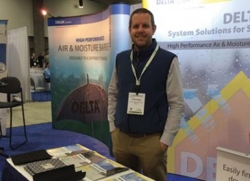 Todd Kimmel explained Delta’s System Solutions to booth visitors.