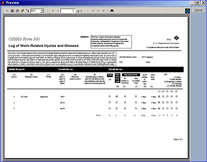 OSHA Software