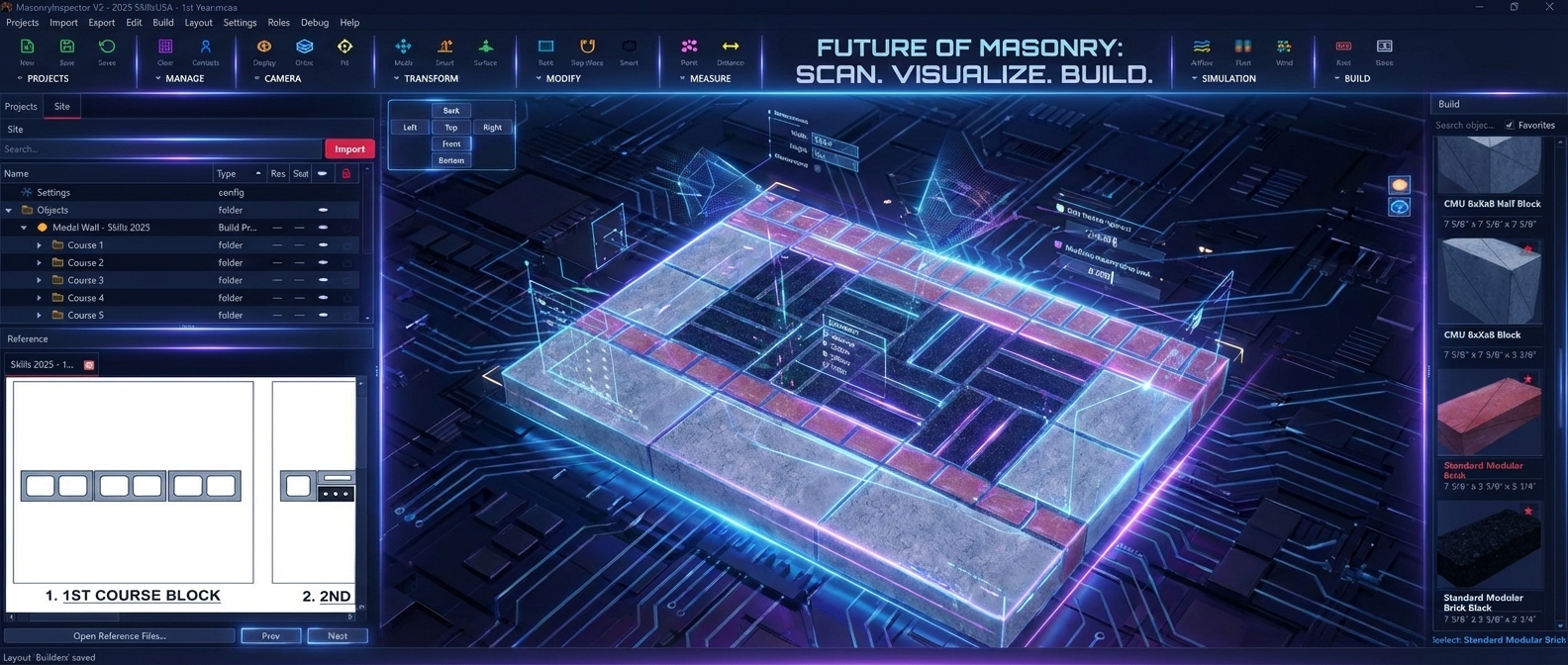 Virtual Wall Builder Interface