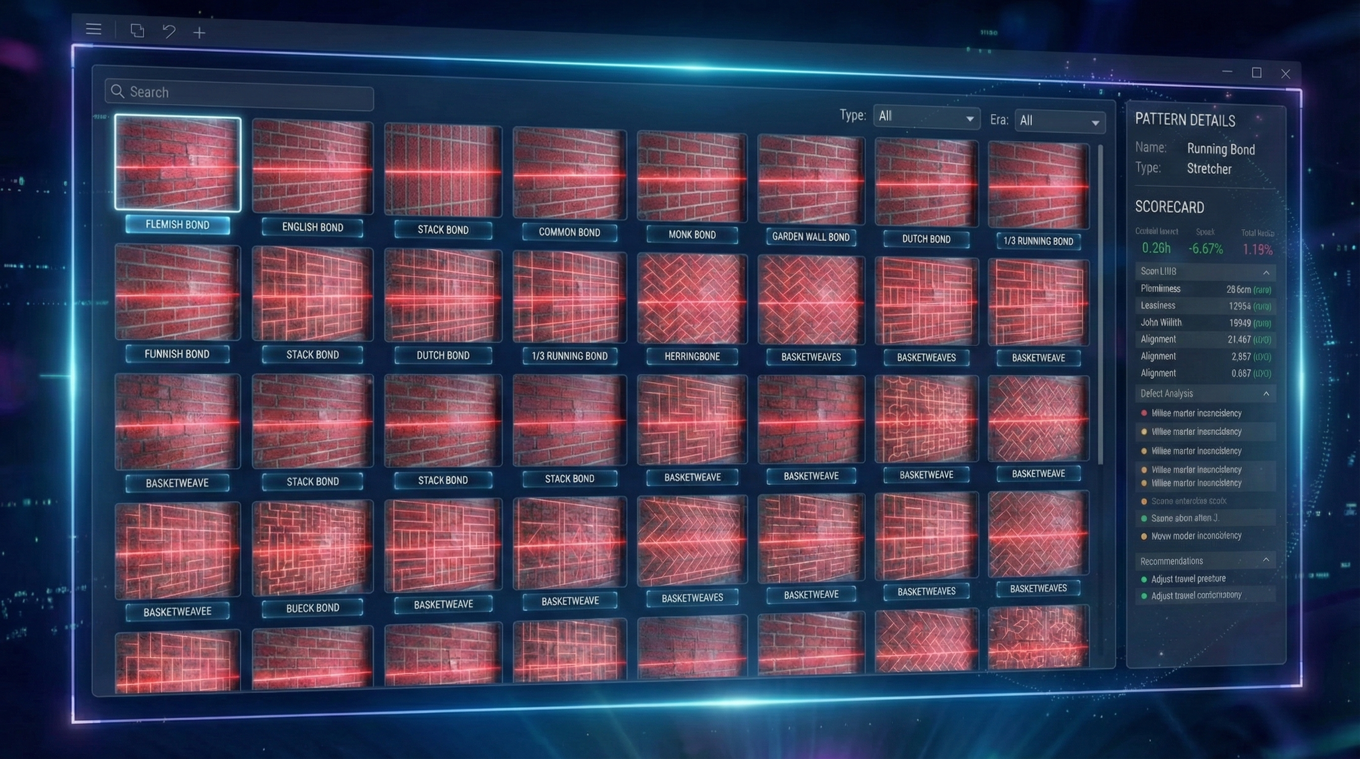 Bond Pattern Library