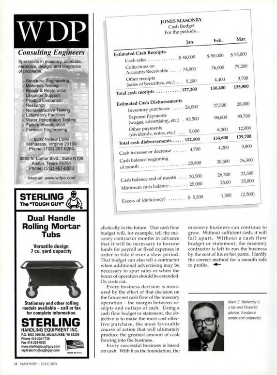 Masonry Magazine July 2001 Page. 32