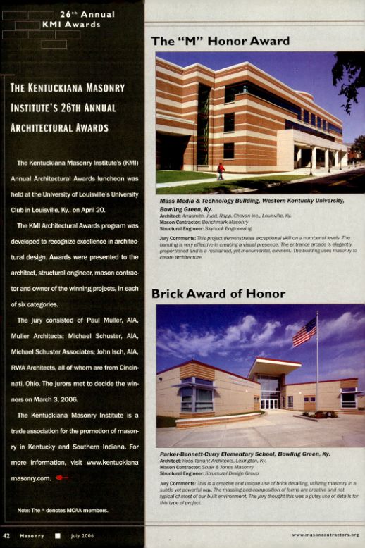 Masonry Magazine July 2006 Page. 44