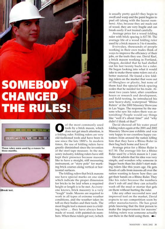 Masonry Magazine May 2002 Page. 35