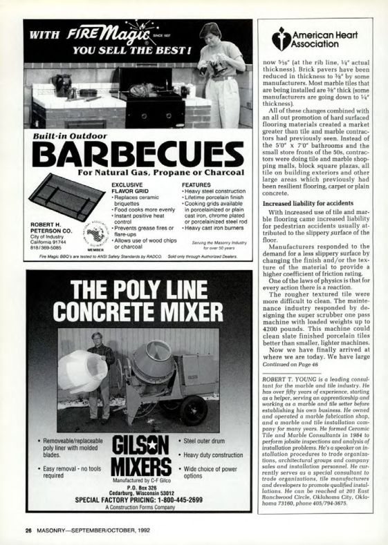 Masonry Magazine October 1992 Page. 26